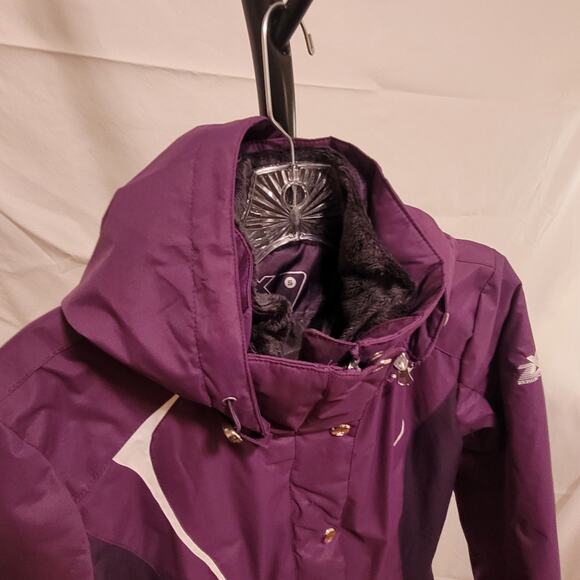 ZeroXposur Women’s 2-in-1 Purple Hooded Jacket Size Small Removable Outer Layer - Picture 3 of 14